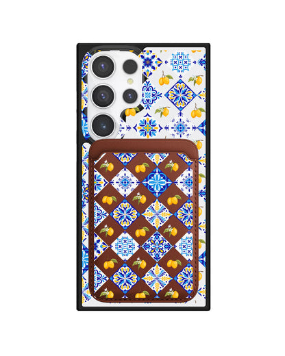 Android Magnetic Wallet Case - Majolica Tuscany