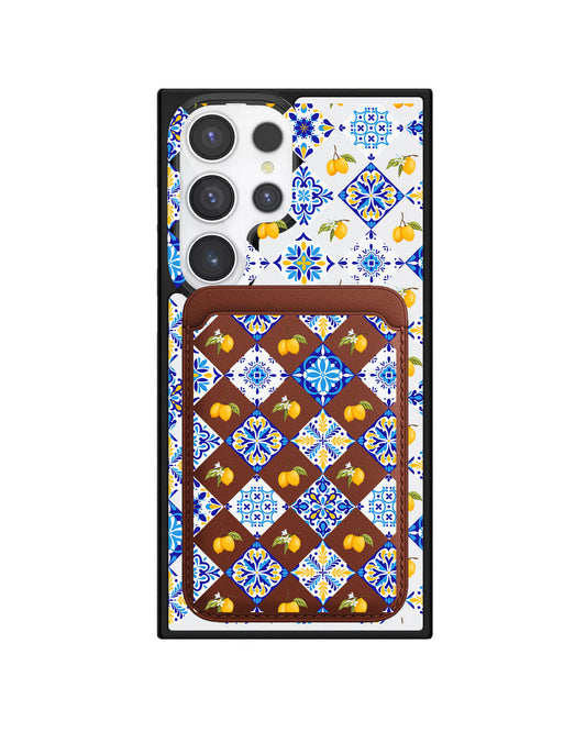 Android Magnetic Wallet Case - Majolica Tuscany