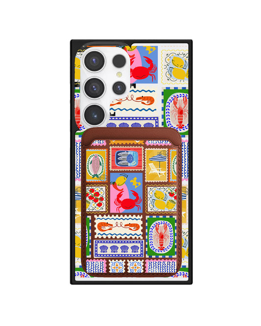 Android Magnetic Wallet Case - Seaside Opulence 1.0