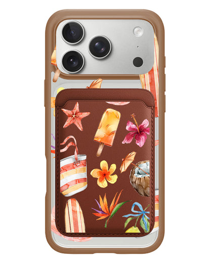 iPhone Magnetic Wallet Case - Aloha 1.0