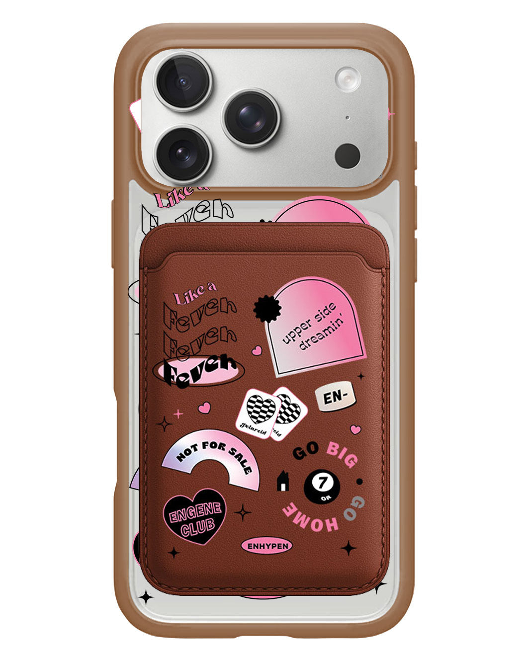 iPhone Magnetic Wallet Case - Enhypen Sticker Pack