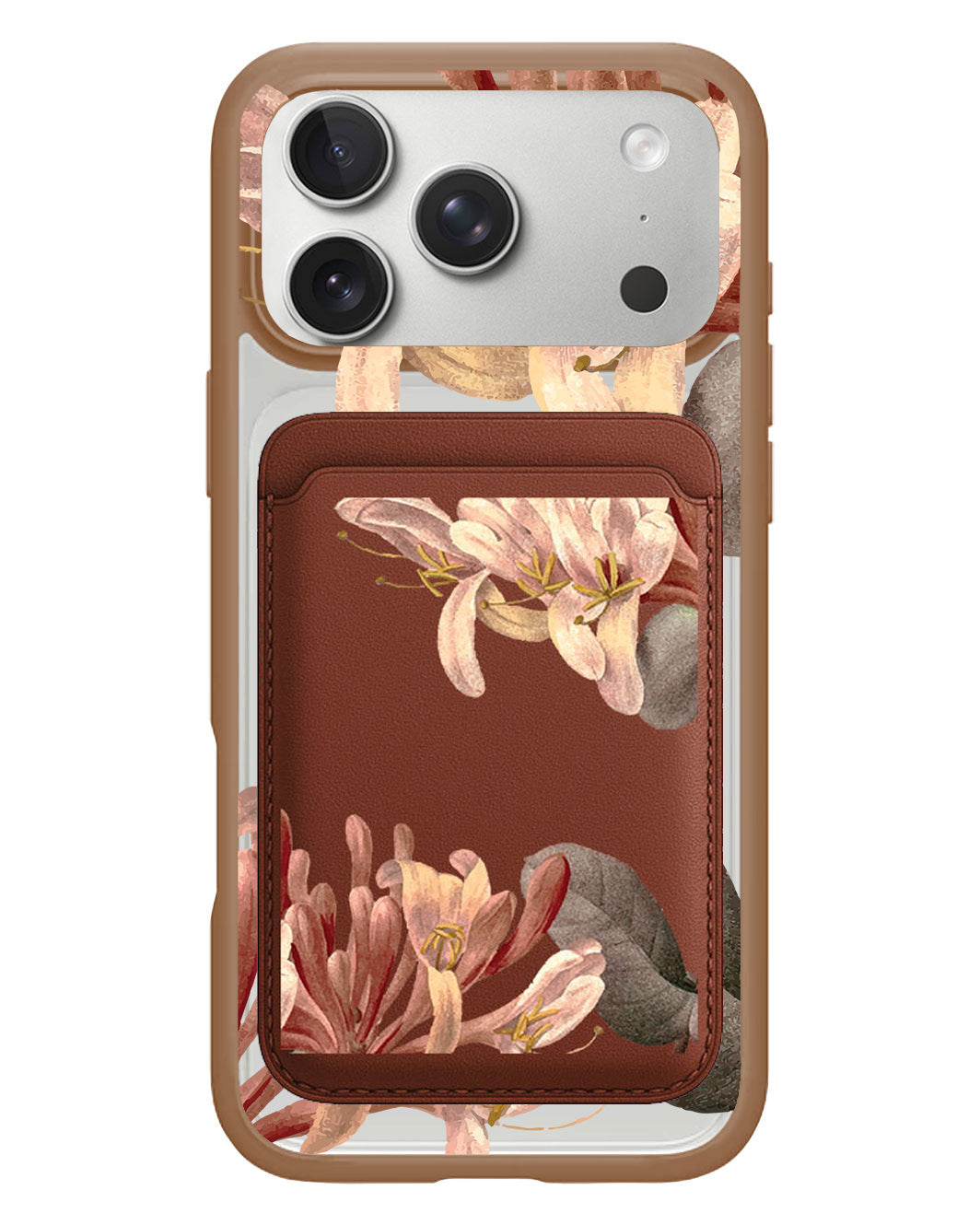 iPhone Magnetic Wallet Case - June Honey Suckle