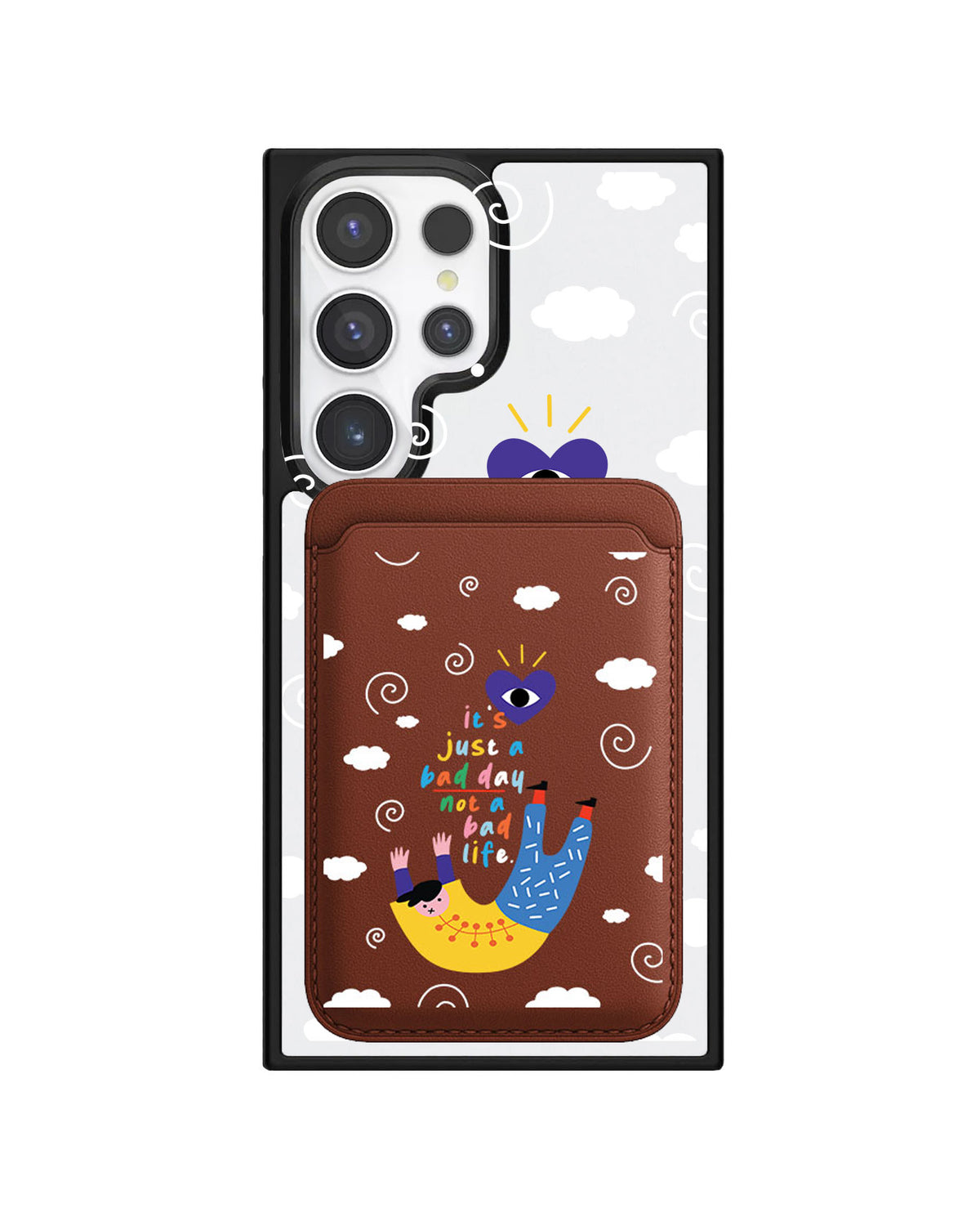 Android Magnetic Wallet Case - Bad Day