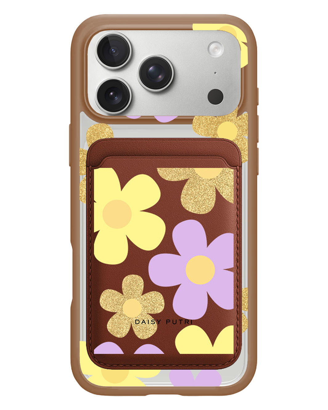 iPhone Magnetic Wallet Case - Daisy Twinkle
