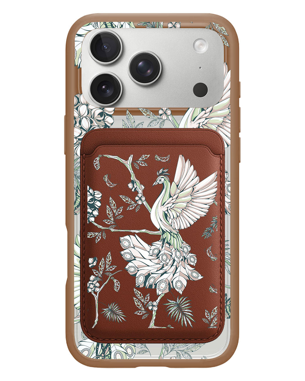 iPhone Magnetic Wallet Case - Peacock 4.0