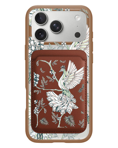 iPhone Magnetic Wallet Case - Peacock 4.0