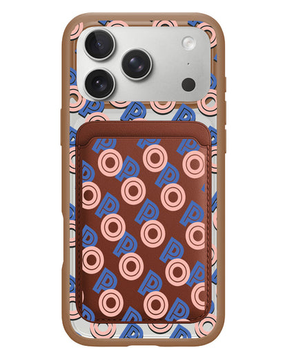 iPhone Magnetic Wallet Case - Initial Monogram 1.0