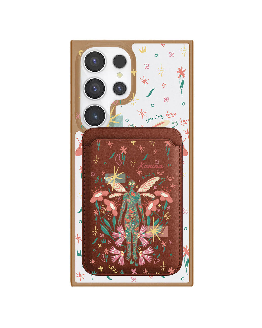 Android Magnetic Wallet Case - Growing Day by Day