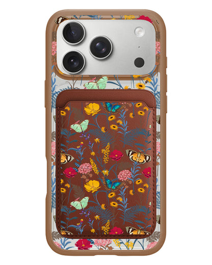 iPhone Magnetic Wallet Case - Flora Magnolia