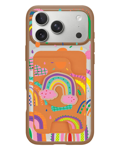iPhone Magpop Wallet - Rainbow