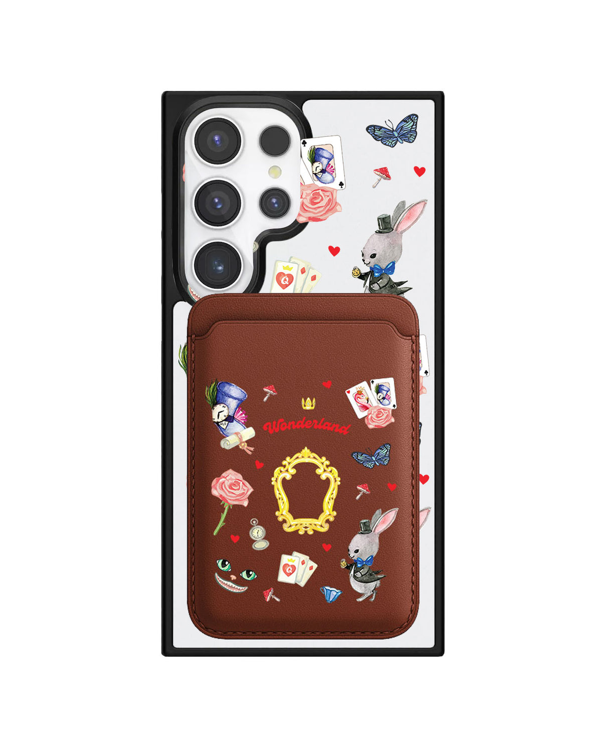 Android Magnetic Wallet Case - Wonderland