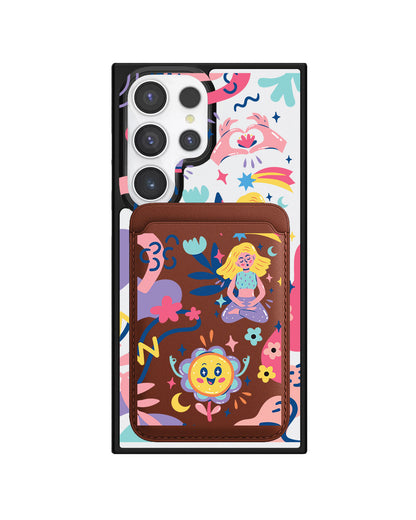 Android Magnetic Wallet Case - Heather