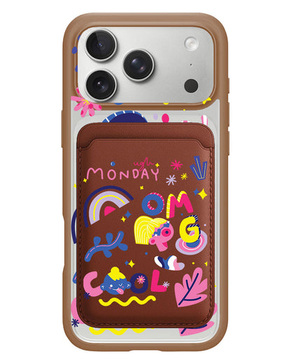 iPhone Magnetic Wallet Case - Monday, My Day