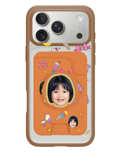 iPhone Magpop Wallet - Face Grid Comic