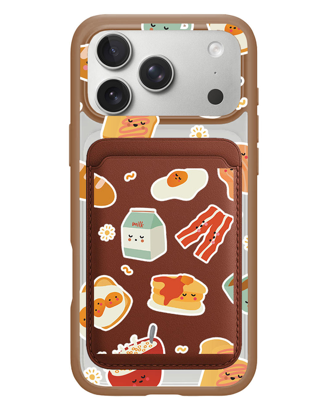 iPhone Magnetic Wallet Case - English Breakfast