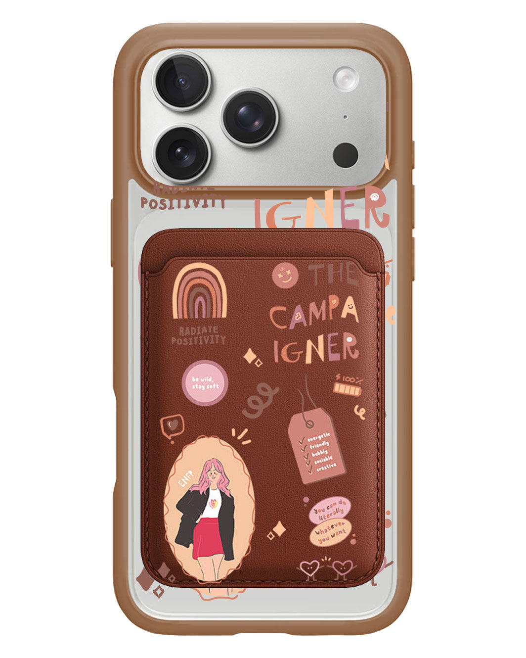 iPhone Magnetic Wallet Case - ENFP