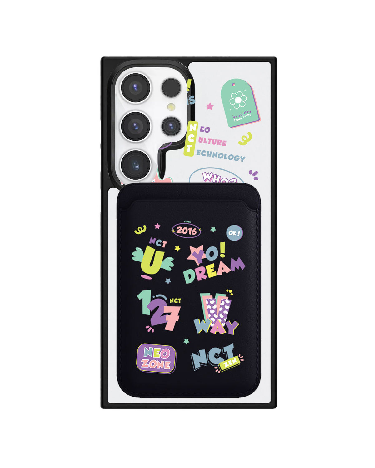 Android Magnetic Wallet Case - NCT Sticker Pack