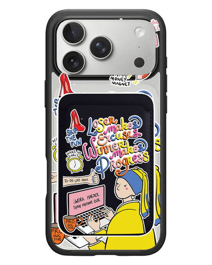 iPhone Magnetic Wallet Case - Ambitch