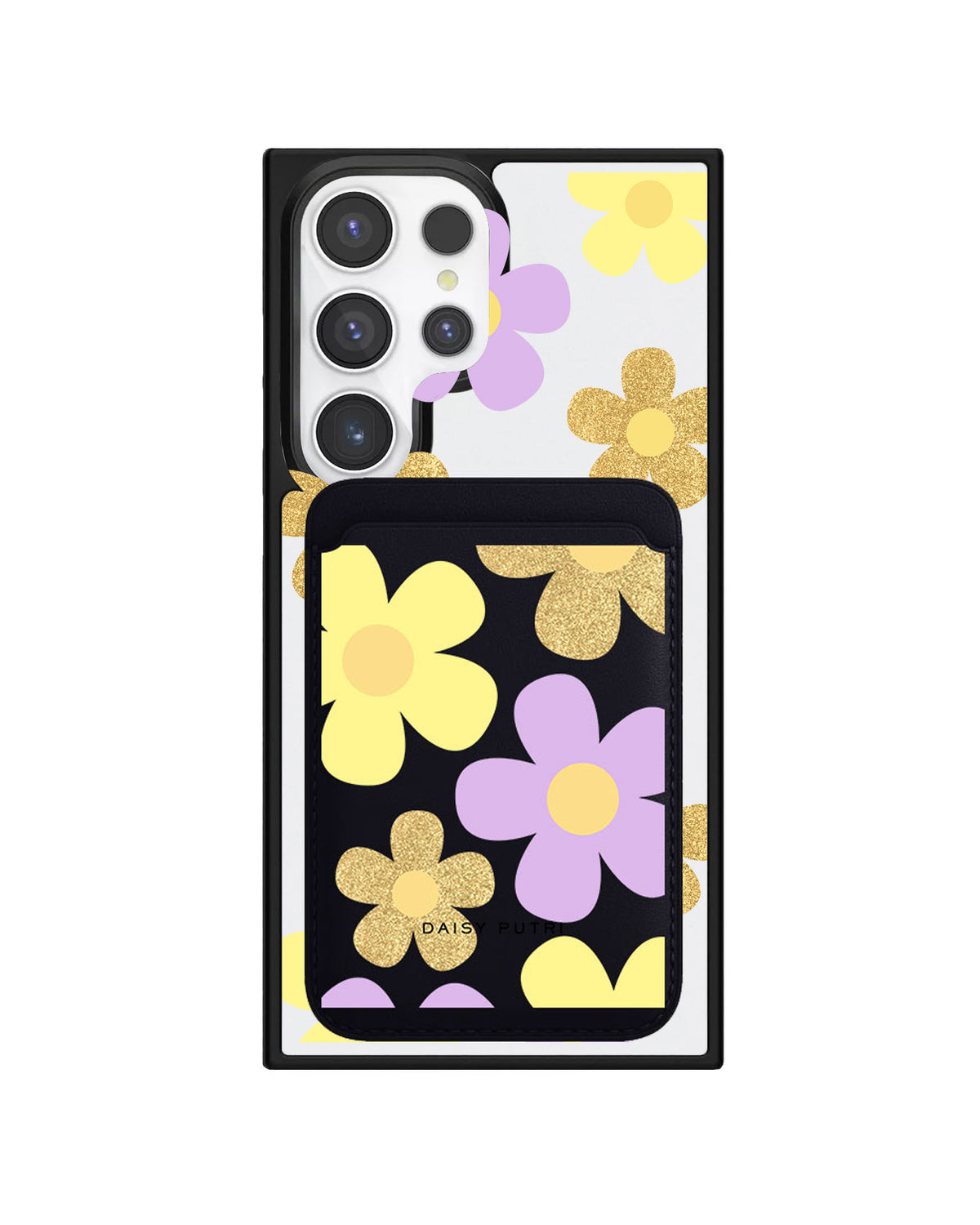 Android Magnetic Wallet Case - Daisy Twinkle