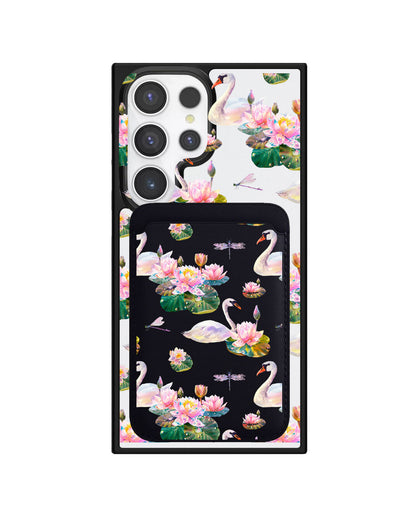 Android Magnetic Wallet Case - Swan