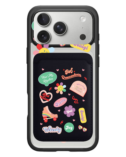 iPhone Magnetic Wallet Case - Red Velvet Sticker Pack