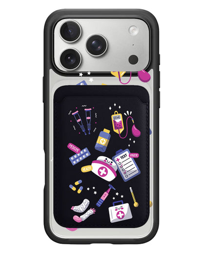 iPhone Magnetic Wallet Case - Nurse