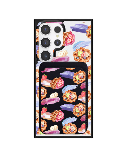 Android Magnetic Wallet Case - Waffles