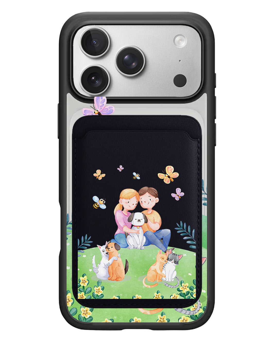 iPhone Magnetic Wallet Case - Adorable Animals
