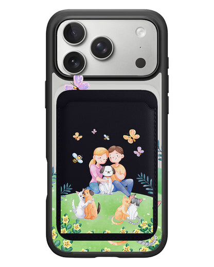 iPhone Magnetic Wallet Case - Adorable Animals