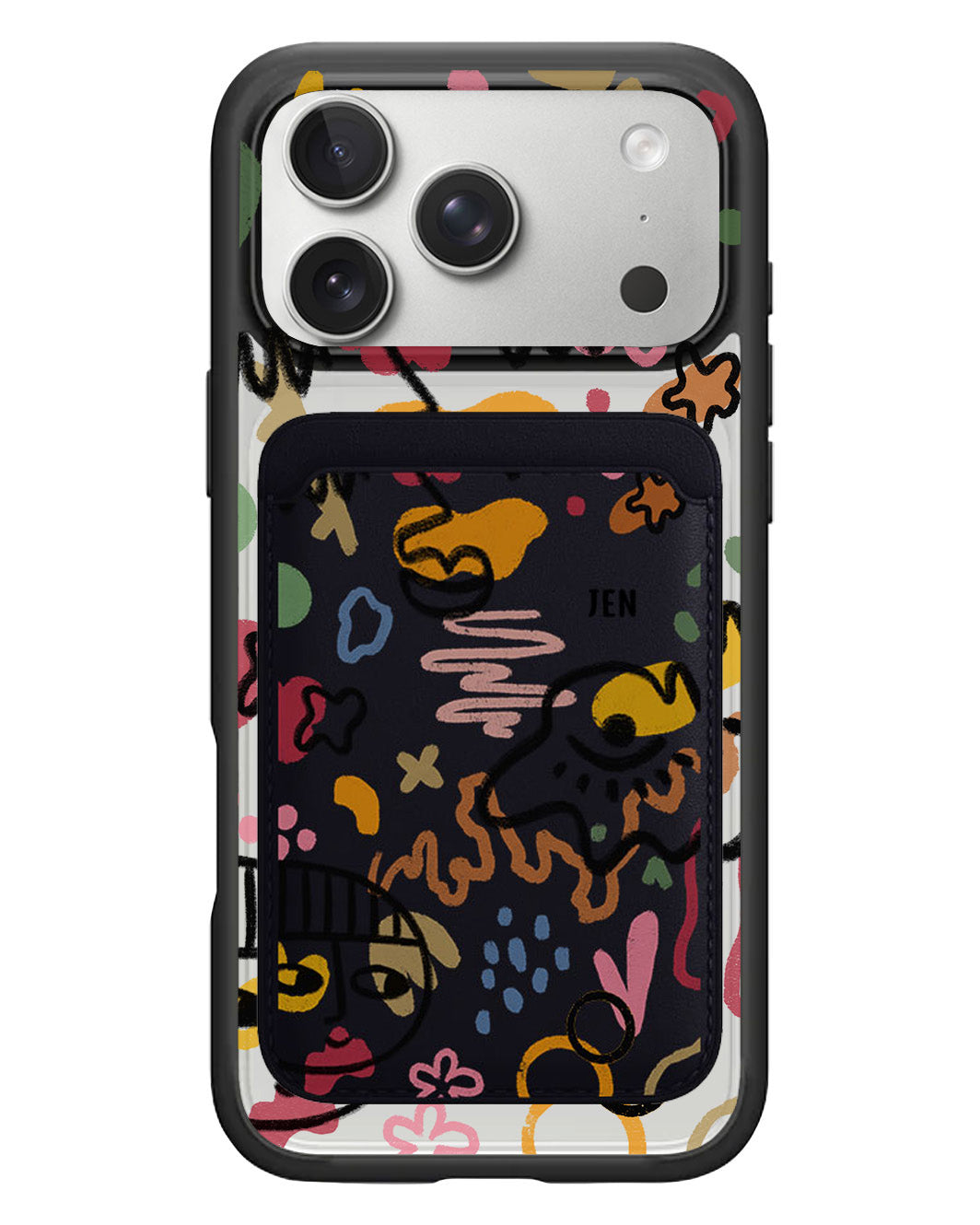 iPhone Magnetic Wallet Case - Abstract 3.0