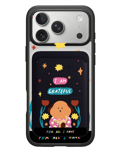 iPhone Magnetic Wallet Case - Kiku And The Cat