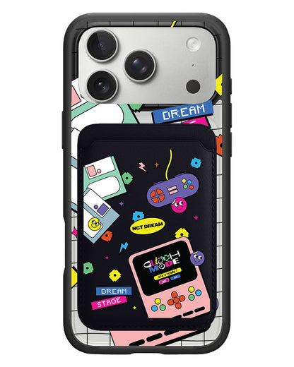 iPhone Magnetic Wallet Case - NCT Glitch Mode