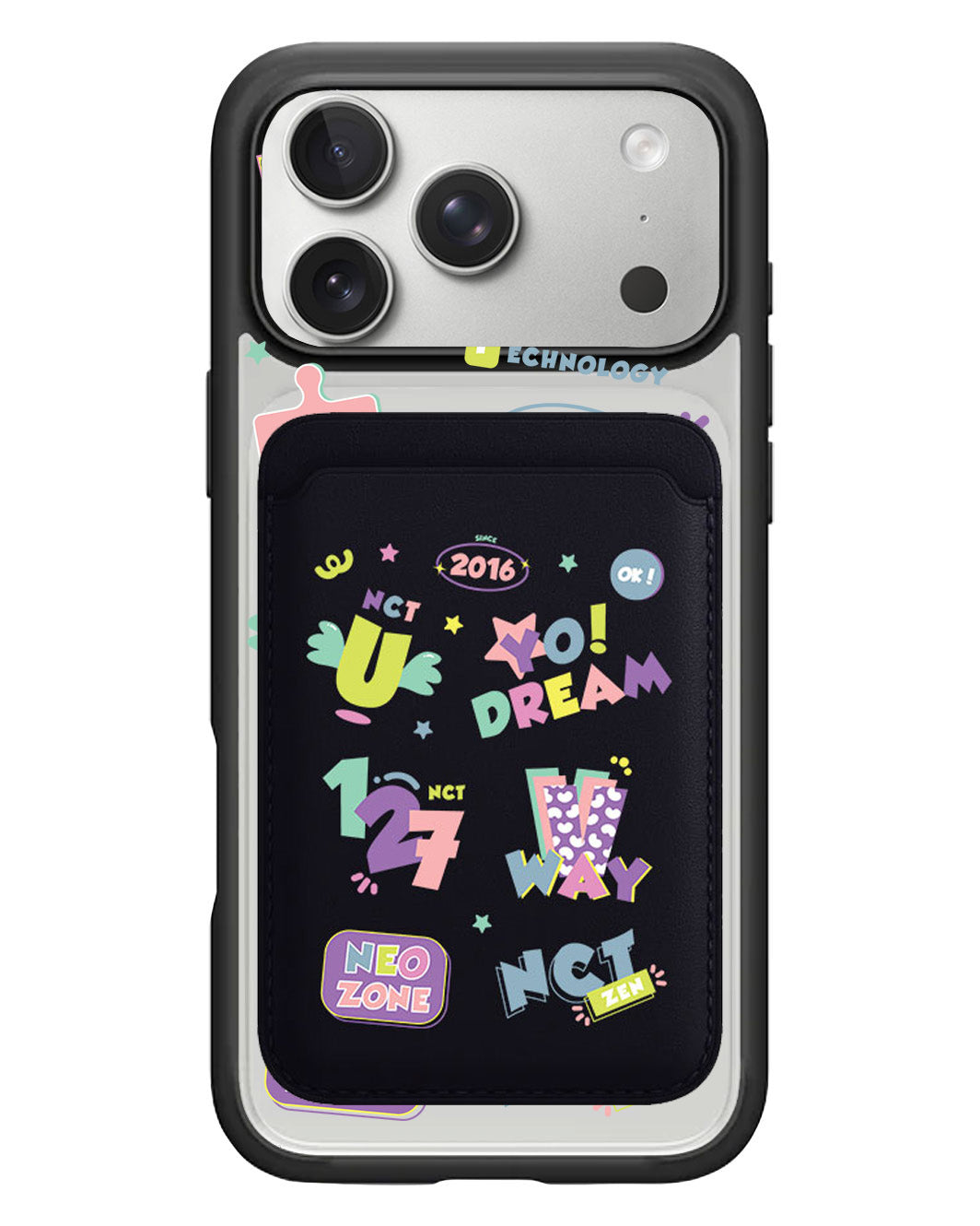 iPhone Magnetic Wallet Case - NCT Sticker Pack