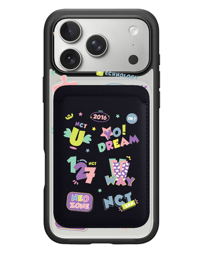 iPhone Magnetic Wallet Case - NCT Sticker Pack