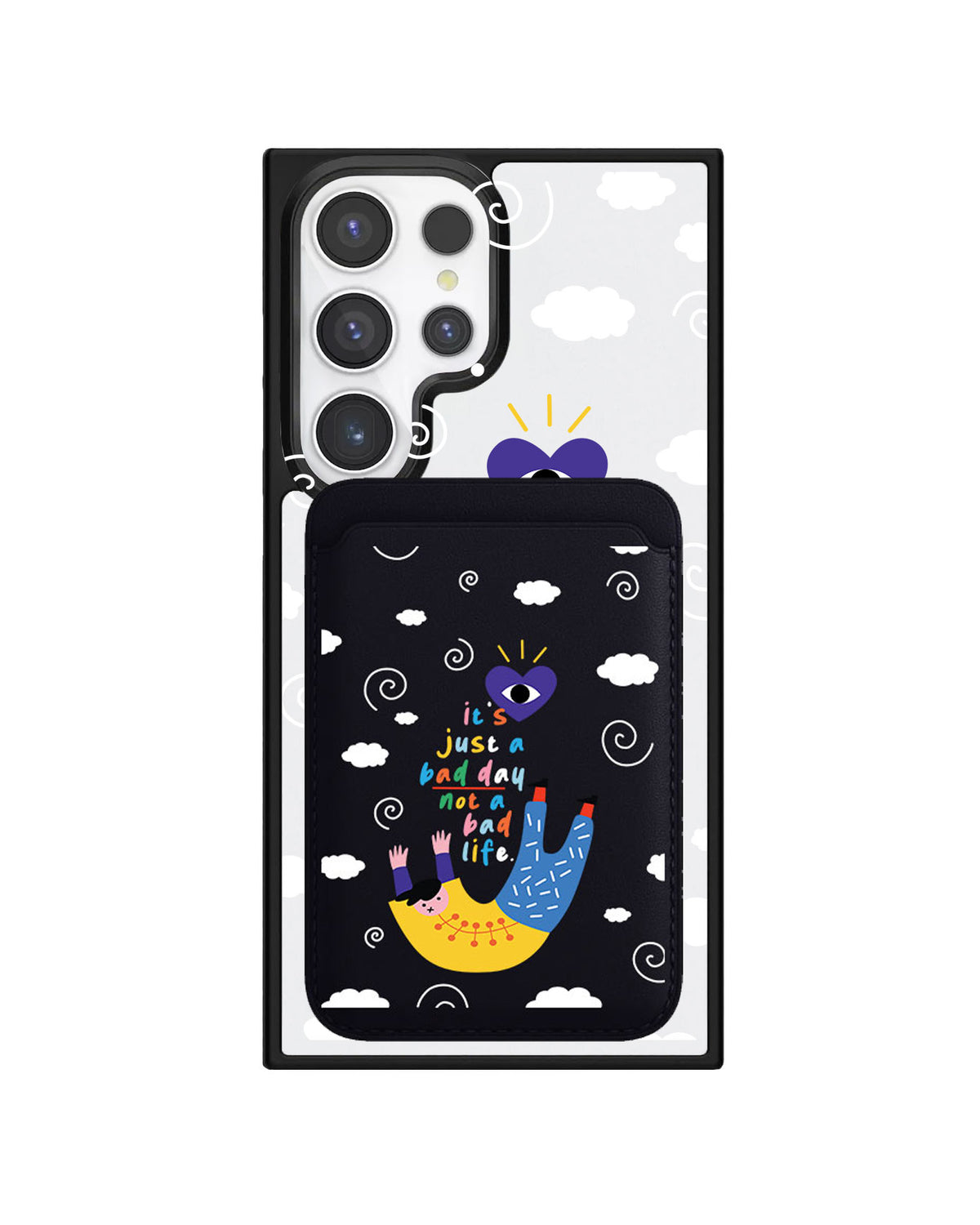 Android Magnetic Wallet Case - Bad Day
