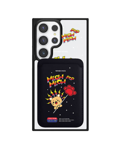Android Magnetic Wallet Case - Meow Pop 2.0