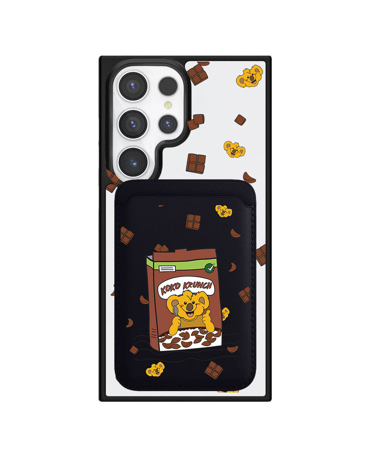 Android Magnetic Wallet Case - Choco Cereal