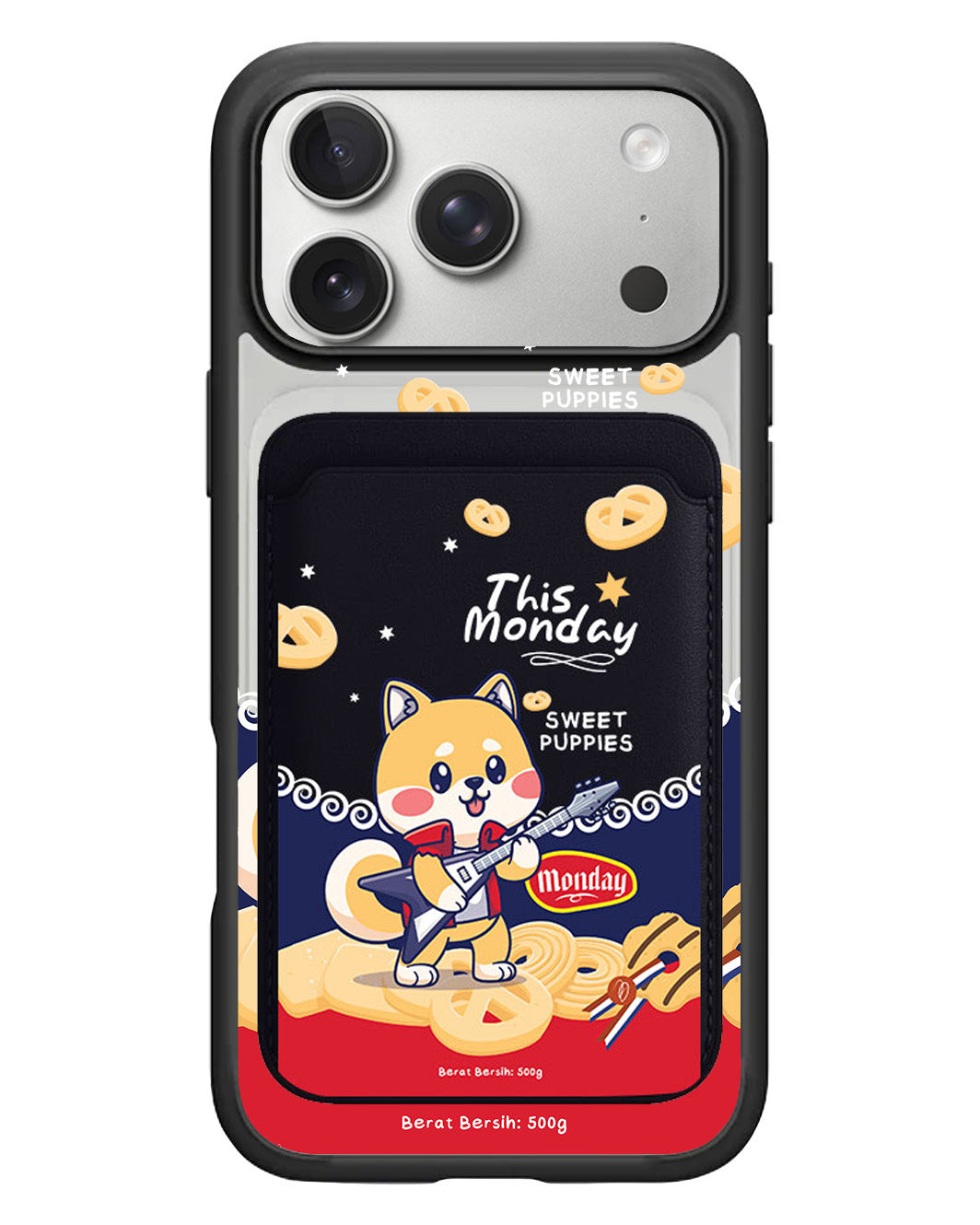 iPhone Magnetic Wallet Case - Monday