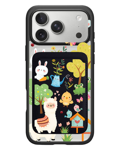 iPhone Magnetic Wallet Case - Spring