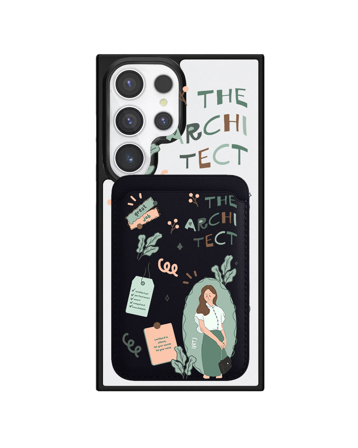 Android Magnetic Wallet Case - Intj