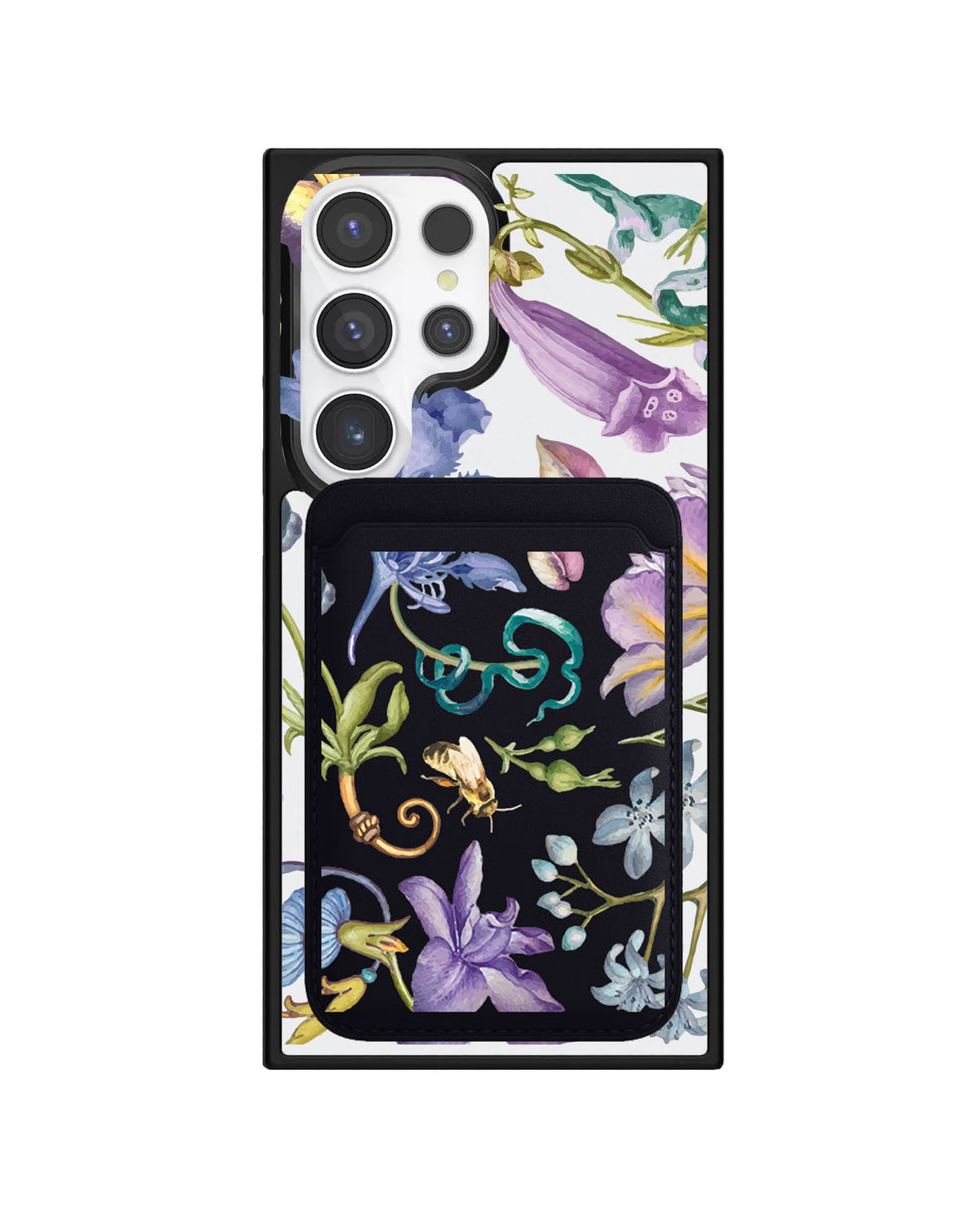 Android Magnetic Wallet Case - Violetta