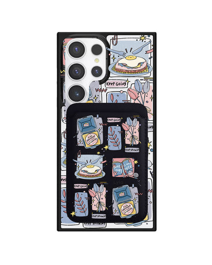 Android Magnetic Wallet Case - Grow (Sunnysidearteu)