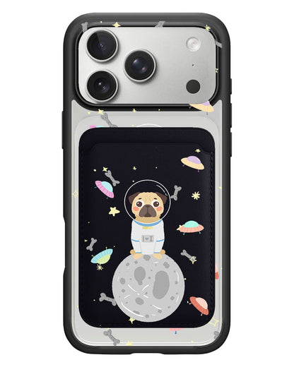 iPhone Magnetic Wallet Case - Pugstronauts