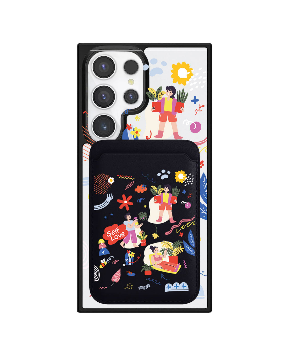 Android Magnetic Wallet Case - Self Love Sticker Pack 1.0