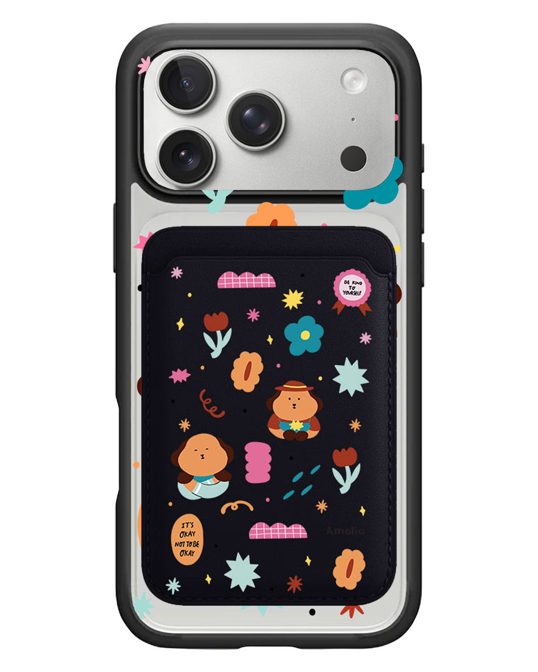 iPhone Magnetic Wallet Case - Selflove Garden
