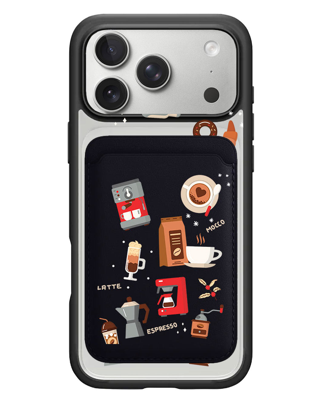 iPhone Magnetic Wallet Case - Barista