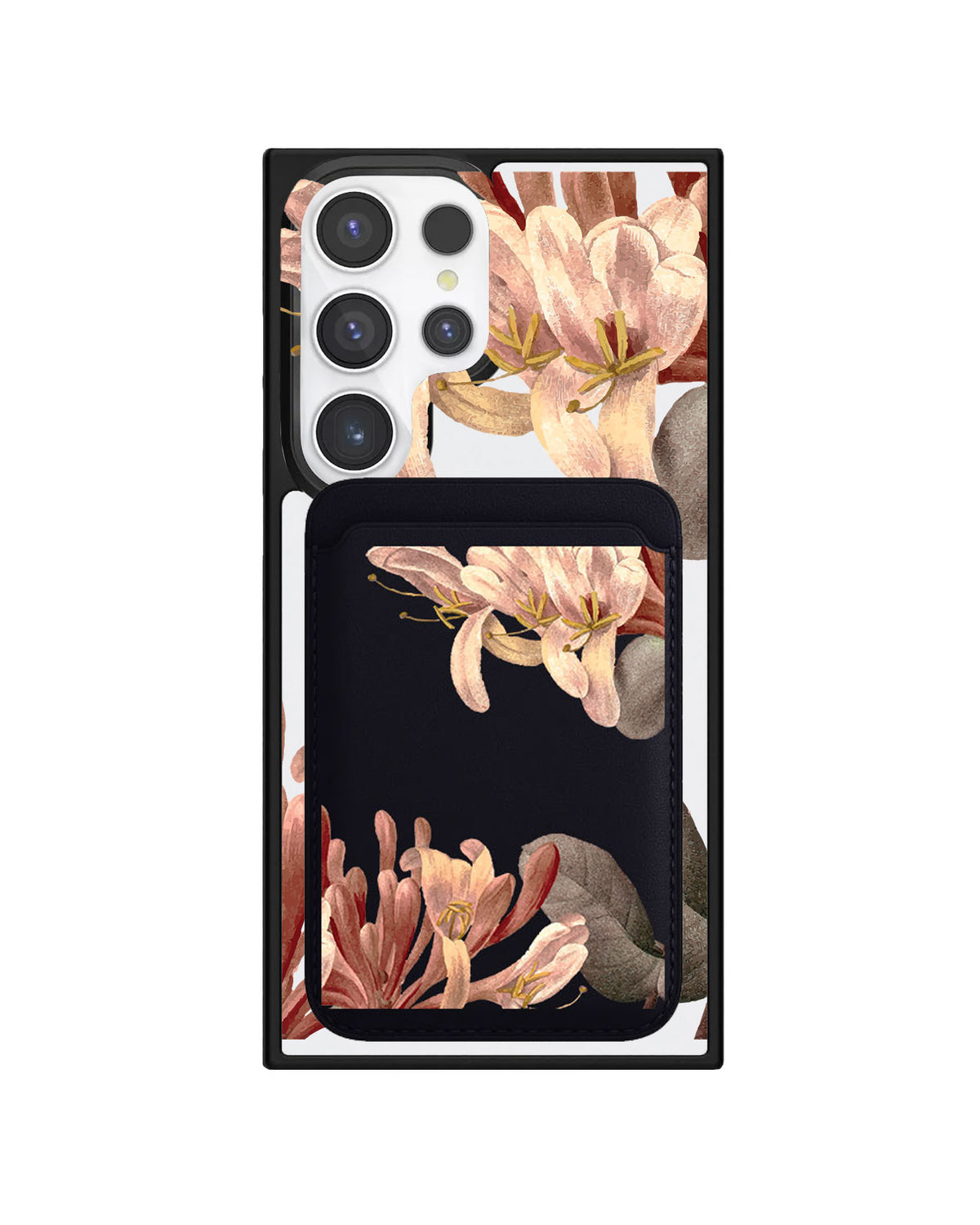 Android Magnetic Wallet Case - June Honey Suckle