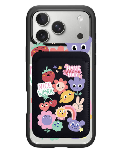 iPhone Magnetic Wallet Case - Garden Party