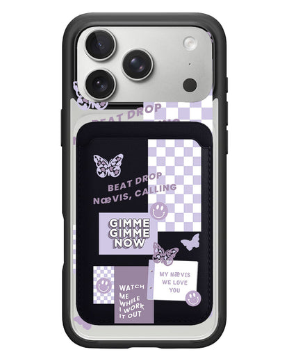 iPhone Magnetic Wallet Case - Aespa Sticker Pack