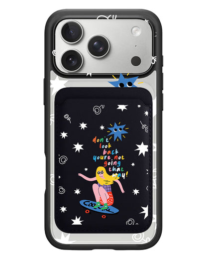 iPhone Magnetic Wallet Case - Keep Moving